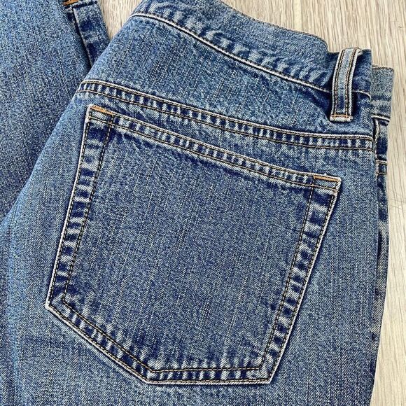 Eddie Bauer Women's Rigid Denim Straight Leg Capri Jeans Blue Size 6 - Picture 2 of 12